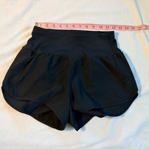 Women's Sleek Black Athletic Shorts